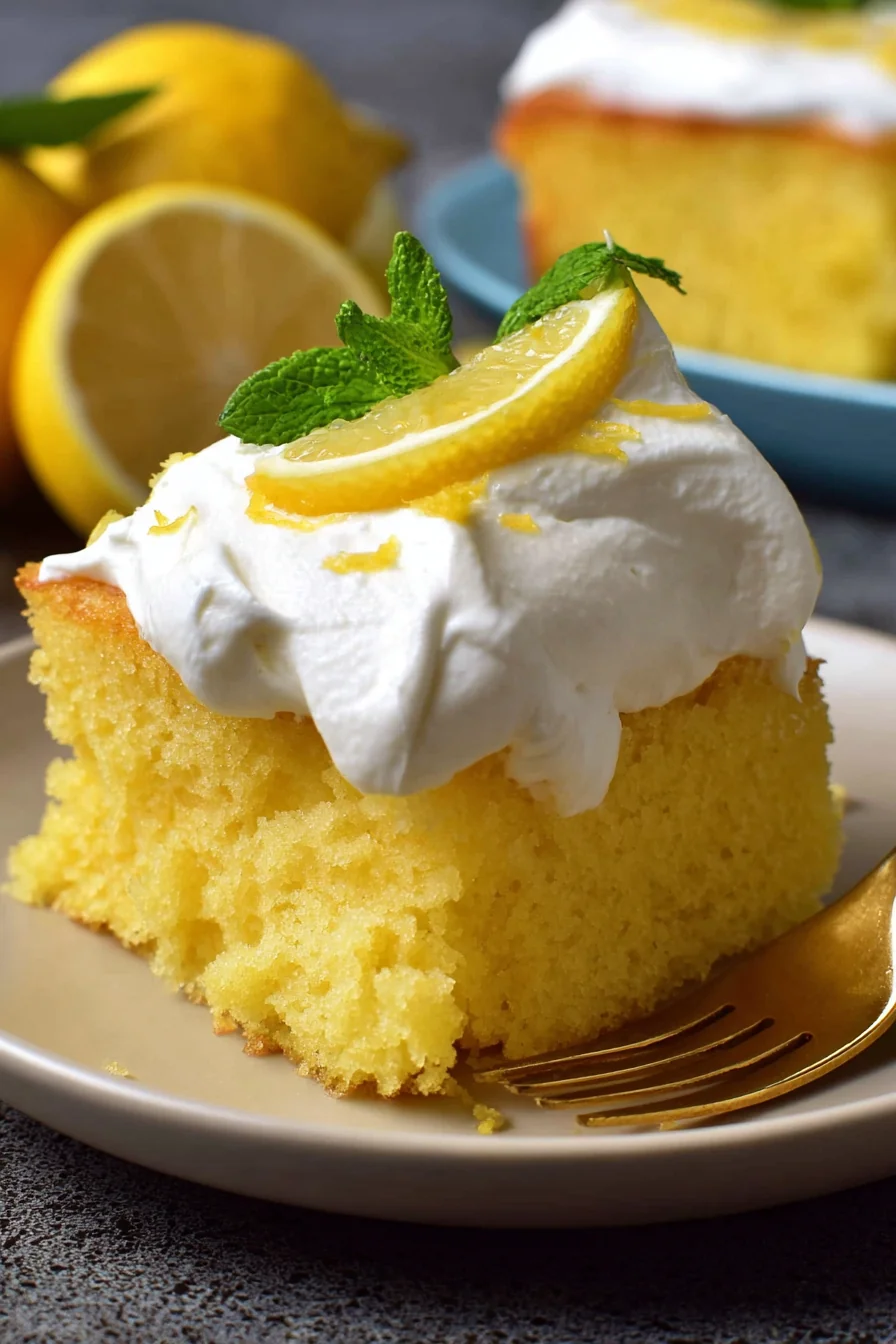 Lemon Poke Cake - Image 1