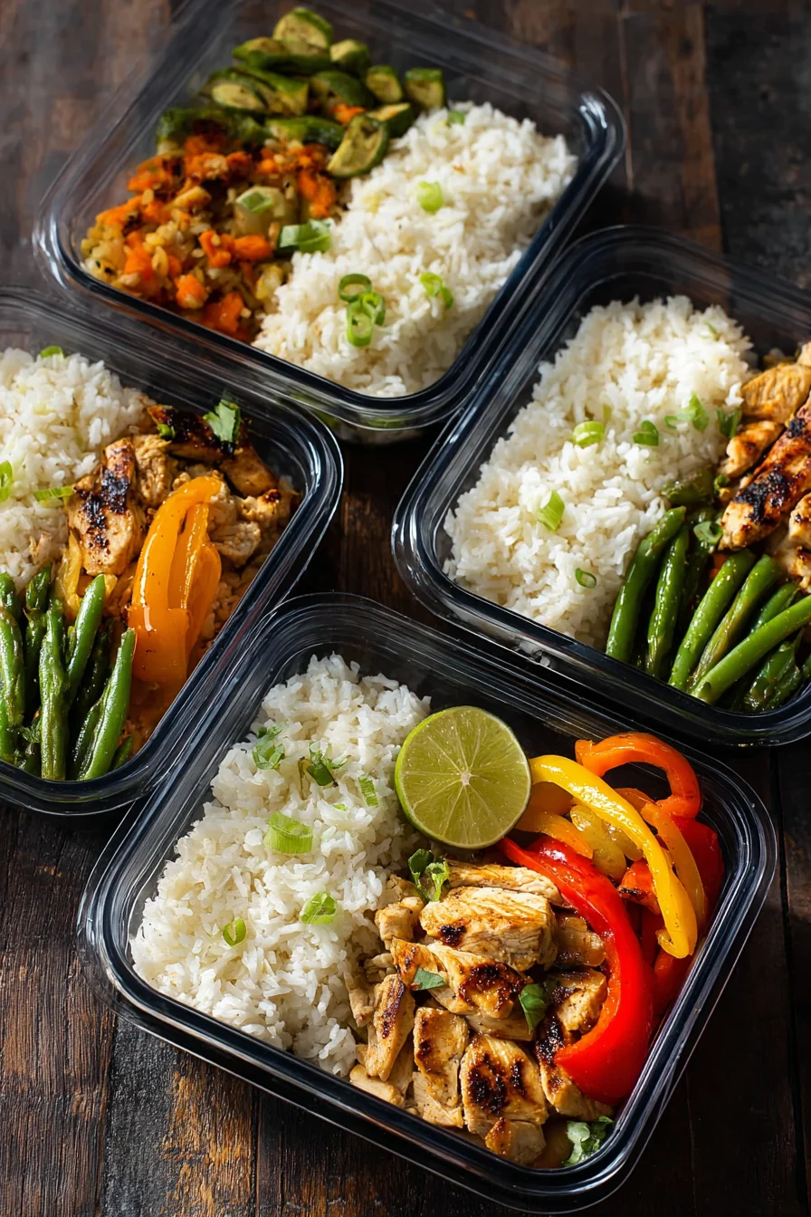 Meal Prep with Rice