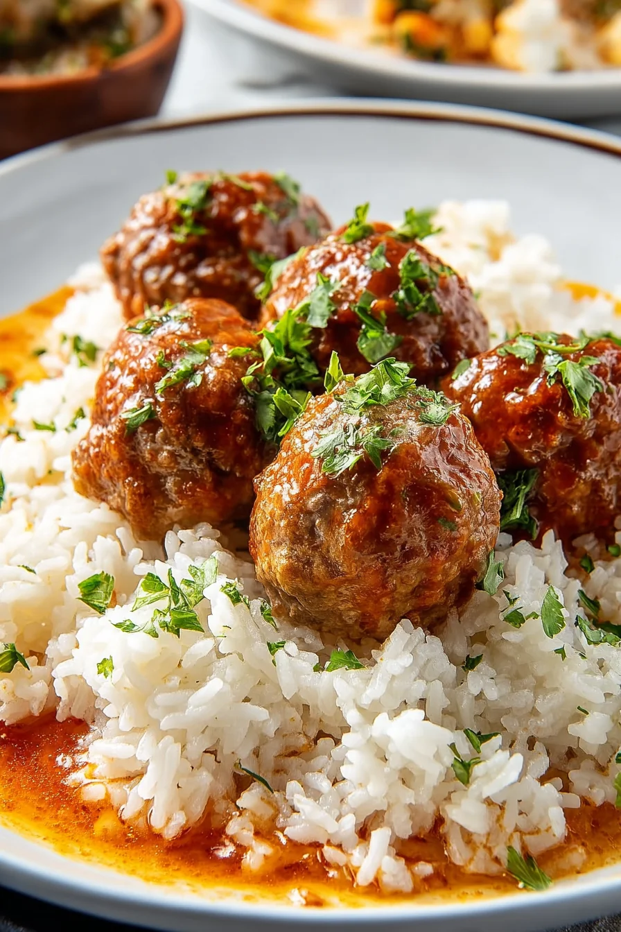 Meatball and Rice - Image 1