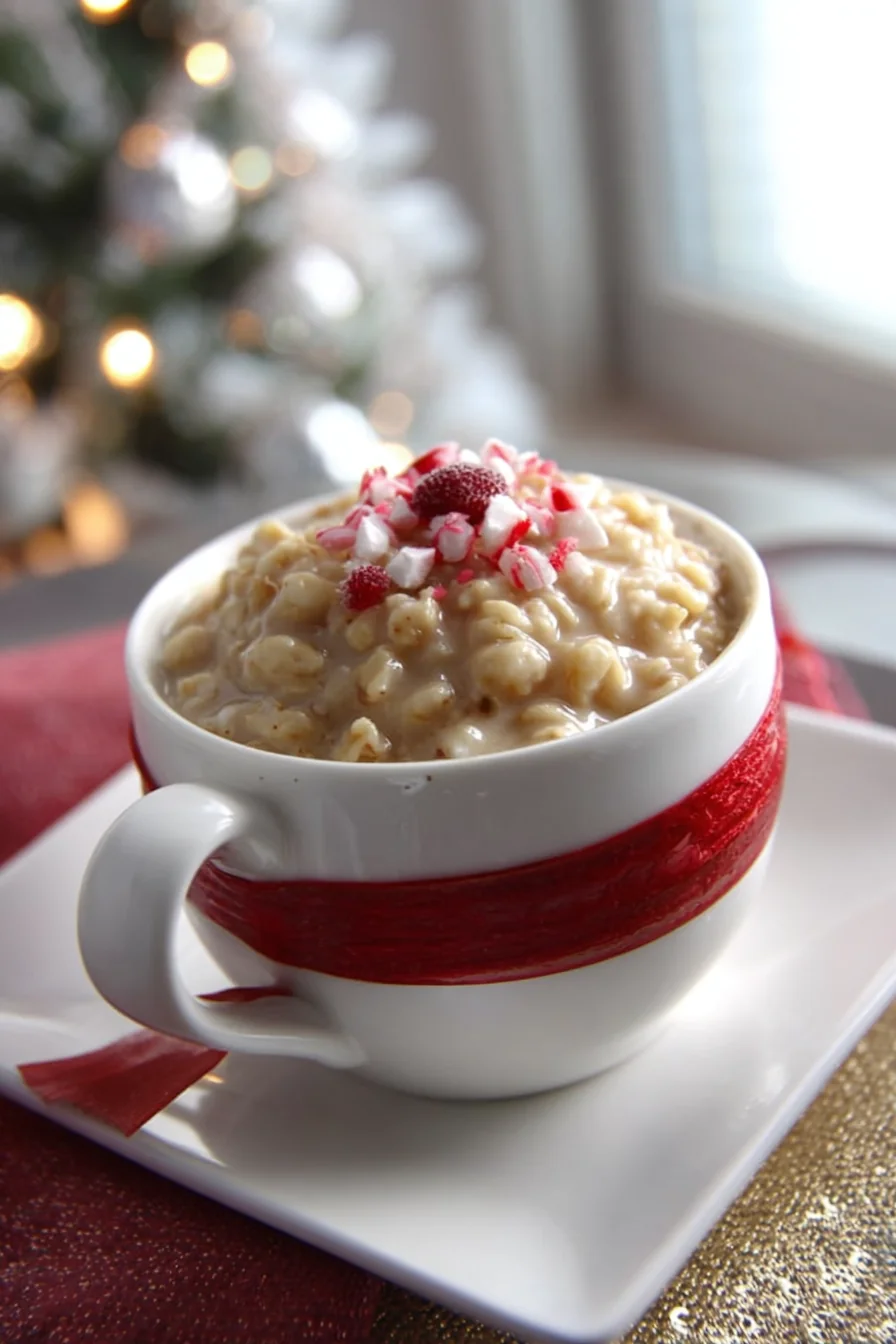 Peppermint Eggnog Oatmeal - Image 1
