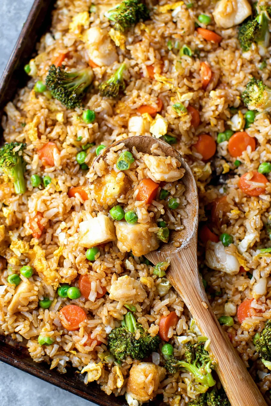 Sheet Pan Fried Rice - Image 1