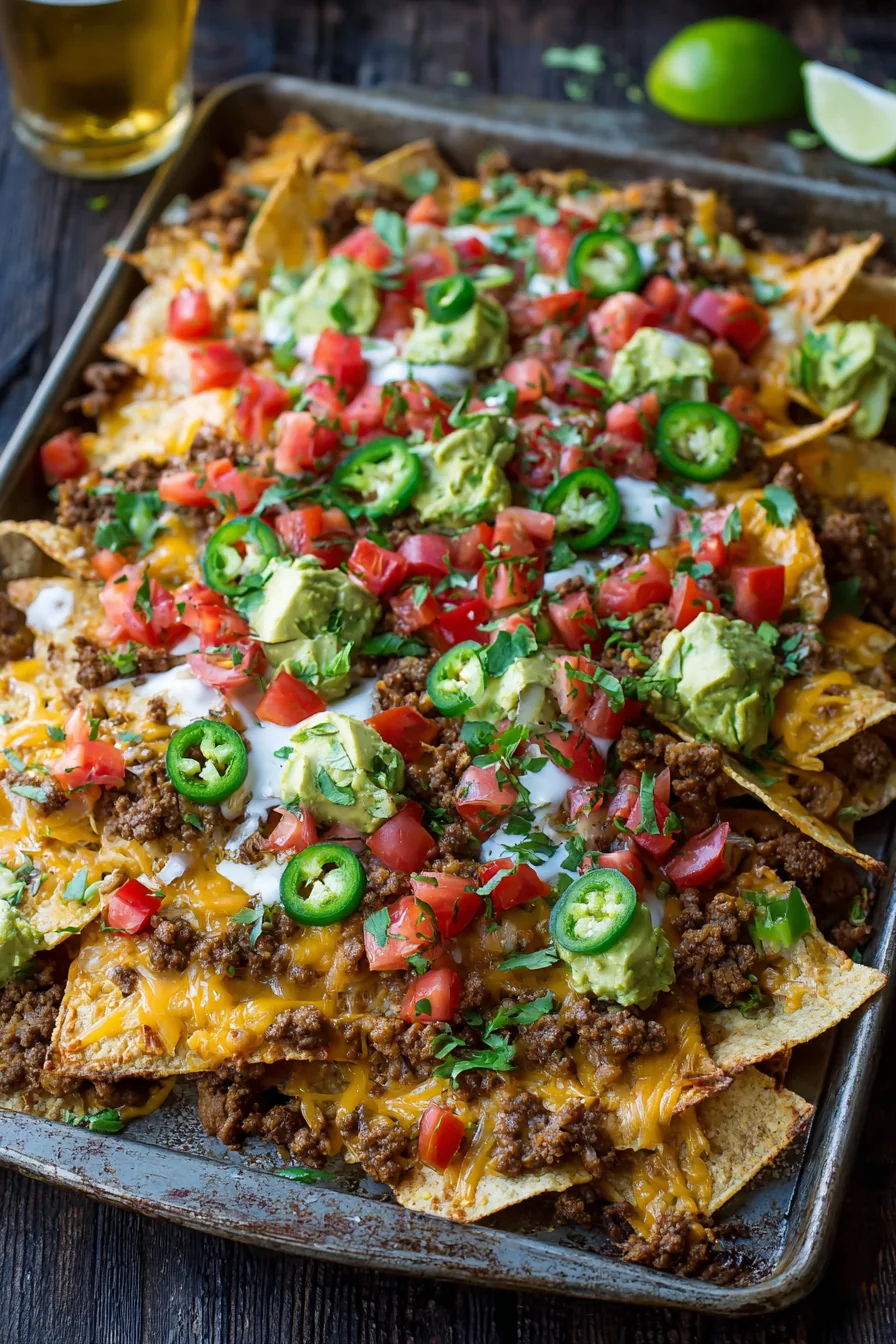 Sheet Pan Nachos Ground Beef - Image 1