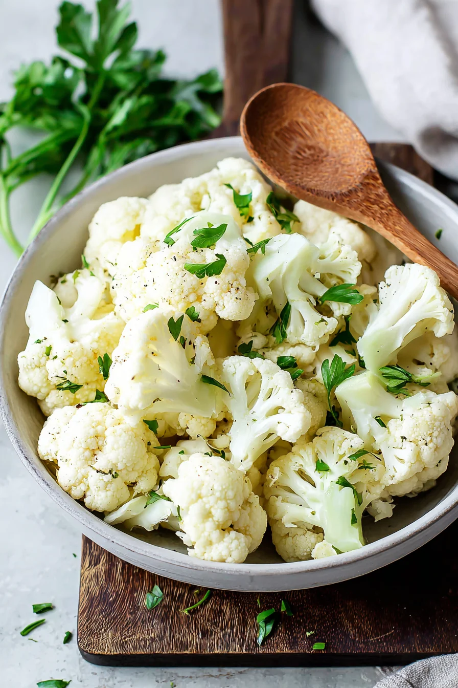 Steamed Cauliflower - Image 1