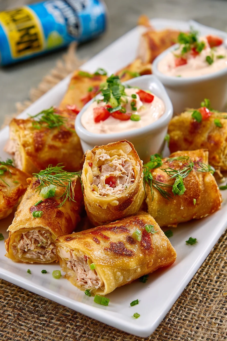 Tuna Egg Roll-Ups - Image 1