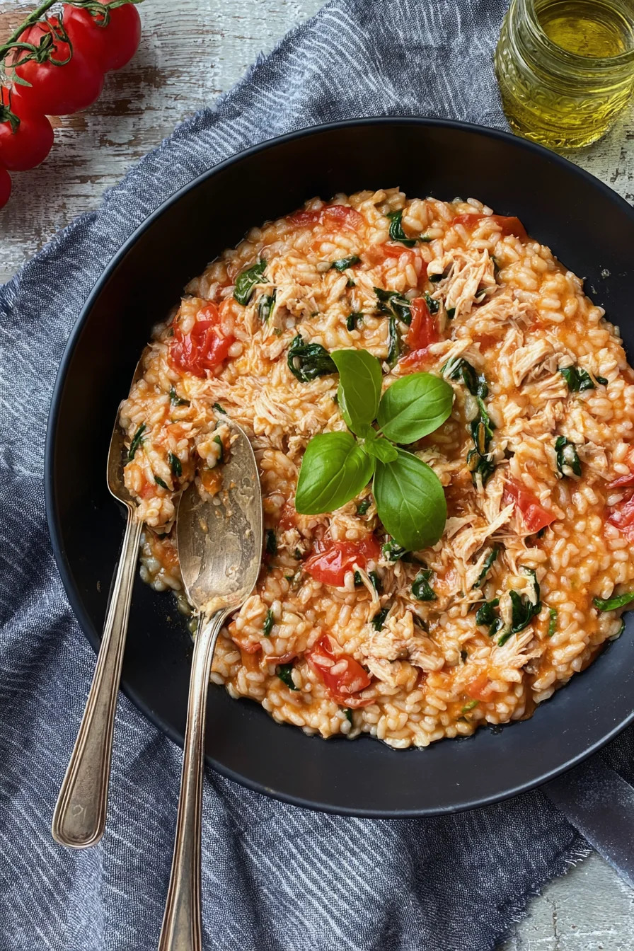 Tuna Risotto with Tomatoes