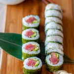 Tuna Sushi Rolls with Wasabi - Image 2