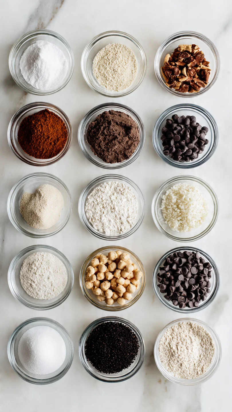 Buckwheat Chocolate Chip Cookies - Ingredients