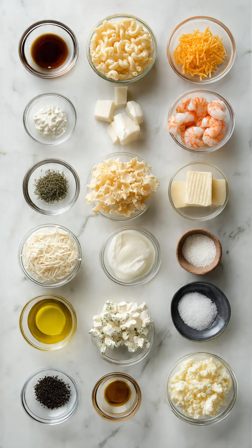 Buttery Lobster Mac & Cheese - Ingredients