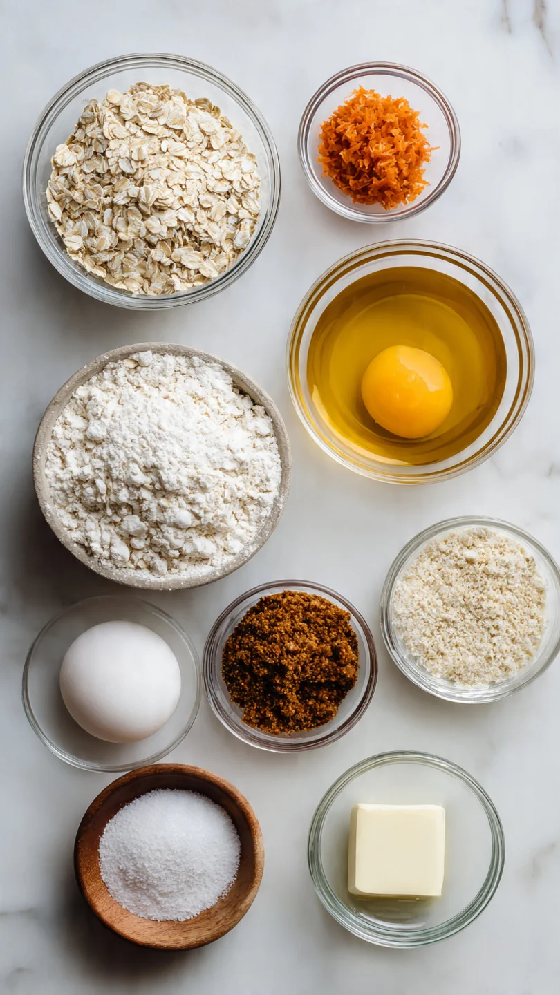 Carrot Cake Oatmeal Recipe - Ingredients