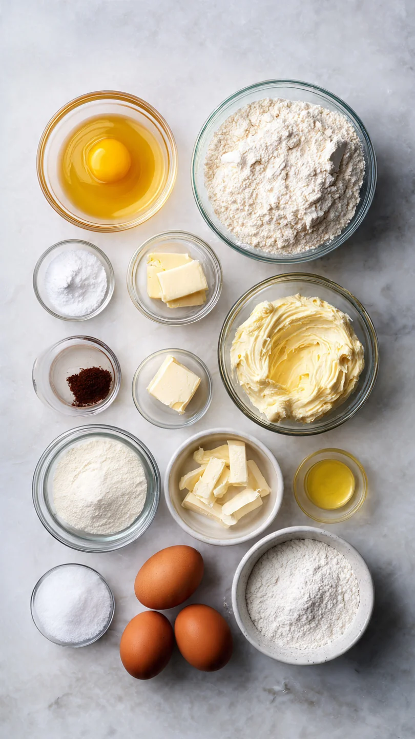 Carrot Cake Roll With Cream Cheese Frosting Filling - Ingredients