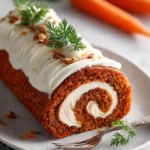 Carrot Cake Roll With Cream Cheese Frosting Filling - Image 3