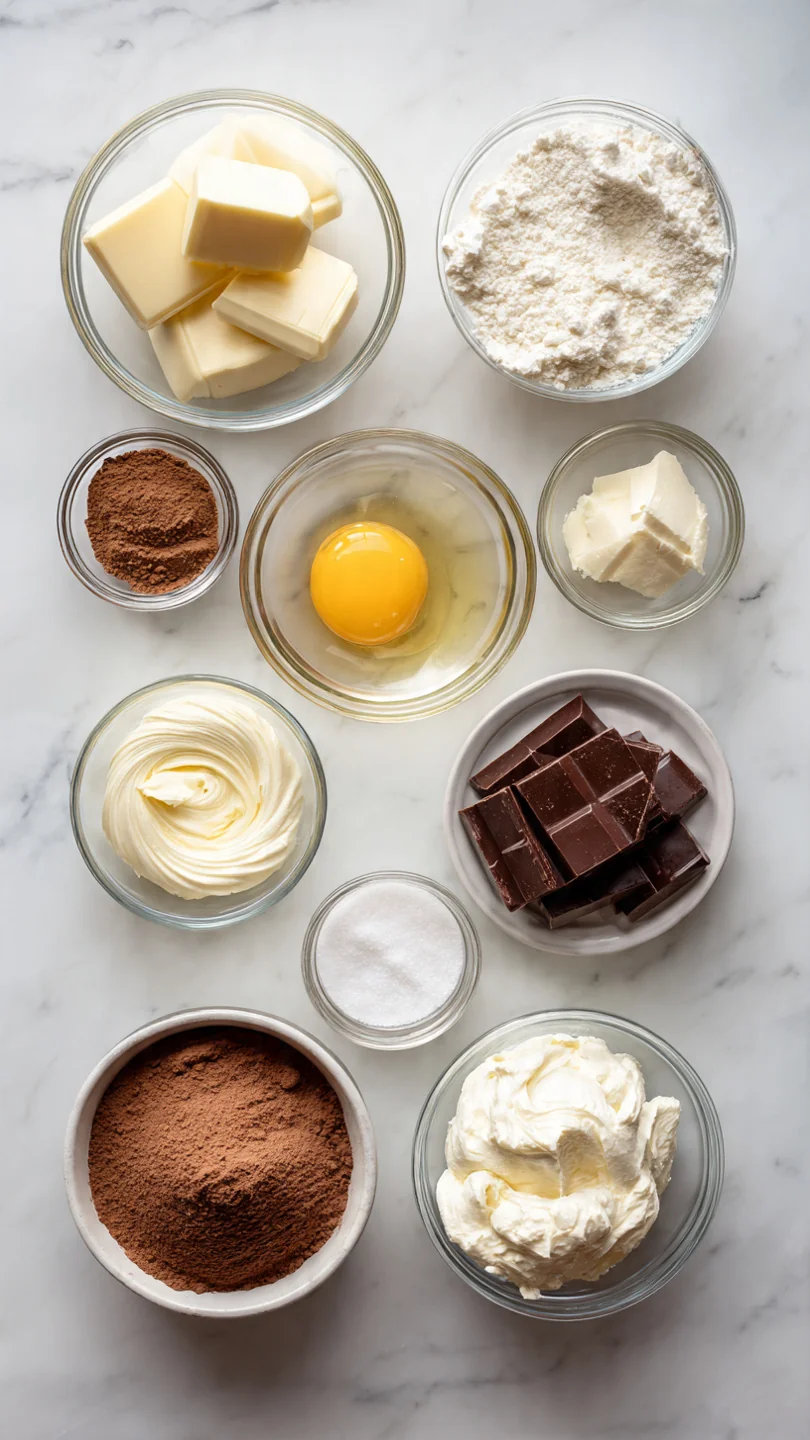 Chocolate Mousse Pie - Ingredients