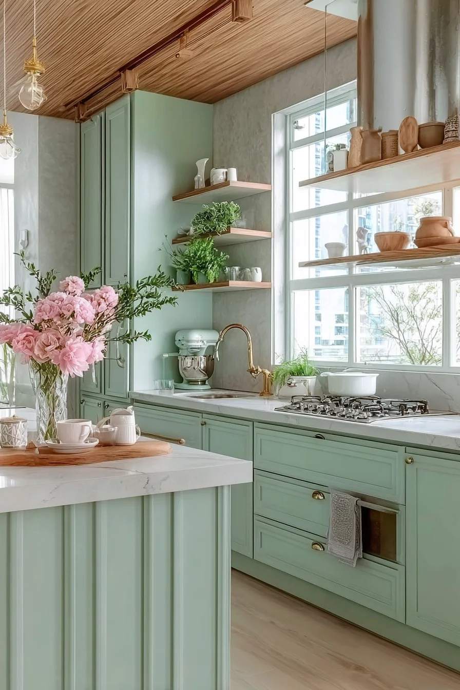 Cozinha Verde Mint - Image 1