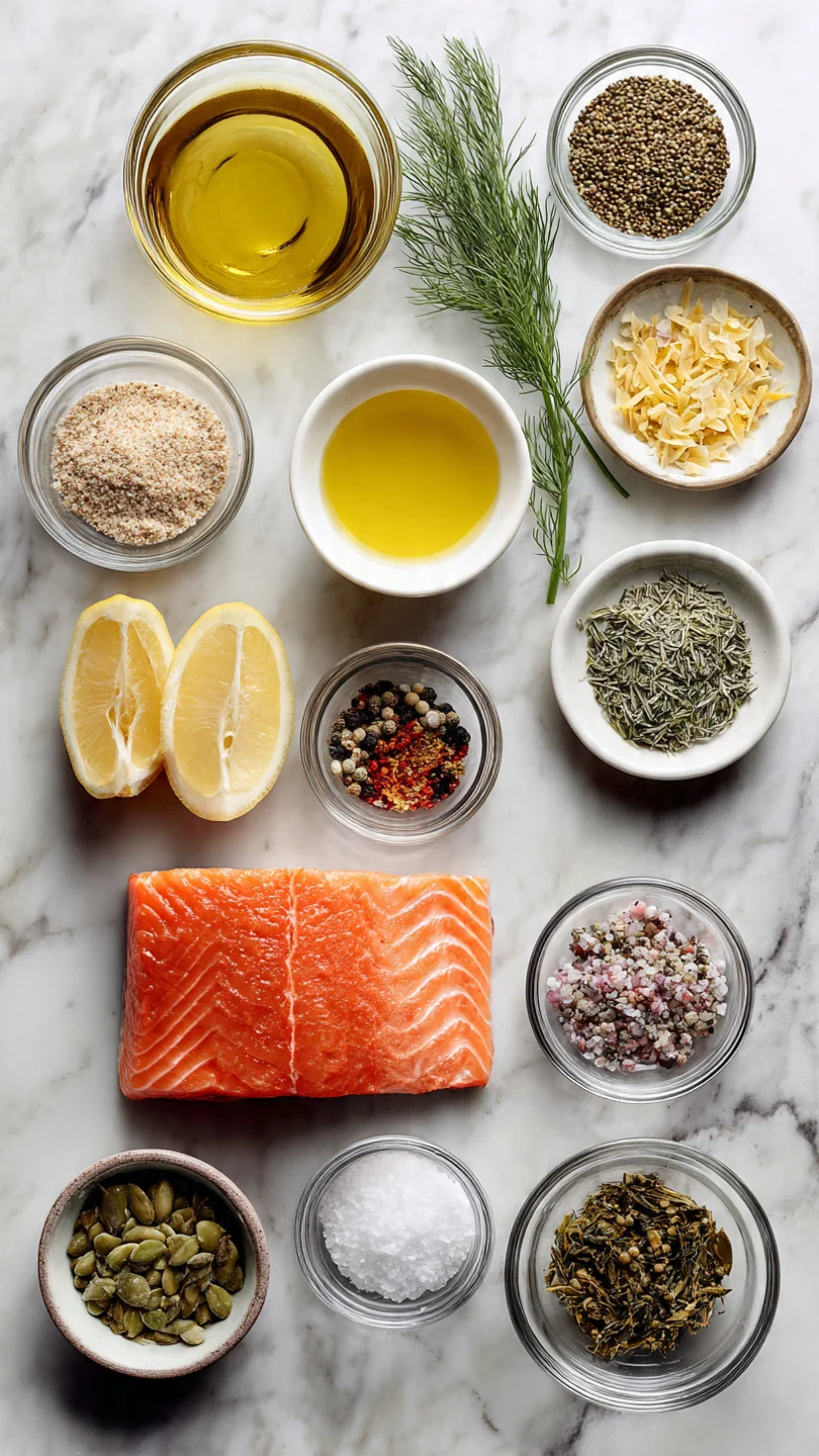 Creamy Dill Salmon - Ingredients