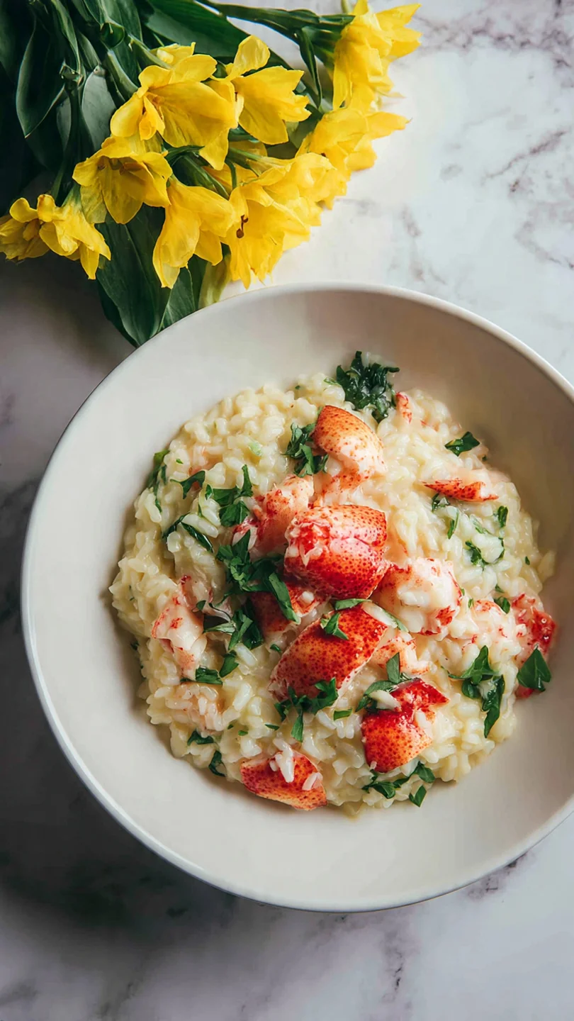 Creamy Lemon Butter Lobster Risotto - Image 1
