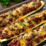 Easy Ground Beef Zucchini Boats - Image 3