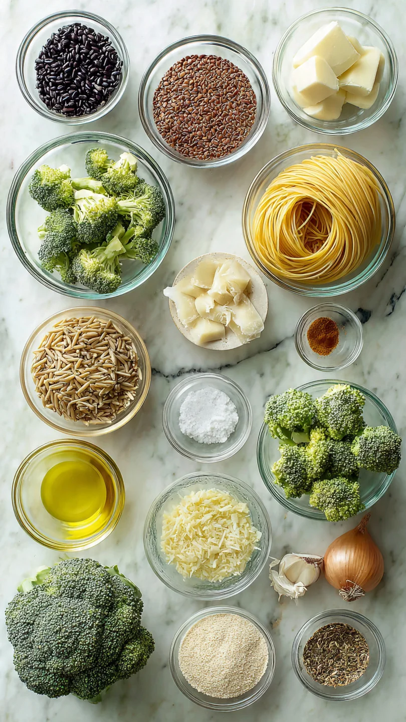 Easy Healthy Broccoli Pasta - Ingredients