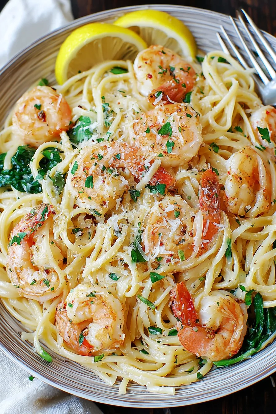 Garlic Shrimp Pasta - Image 1
