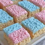 Gender Reveal Rice Krispie Treats - Image 2