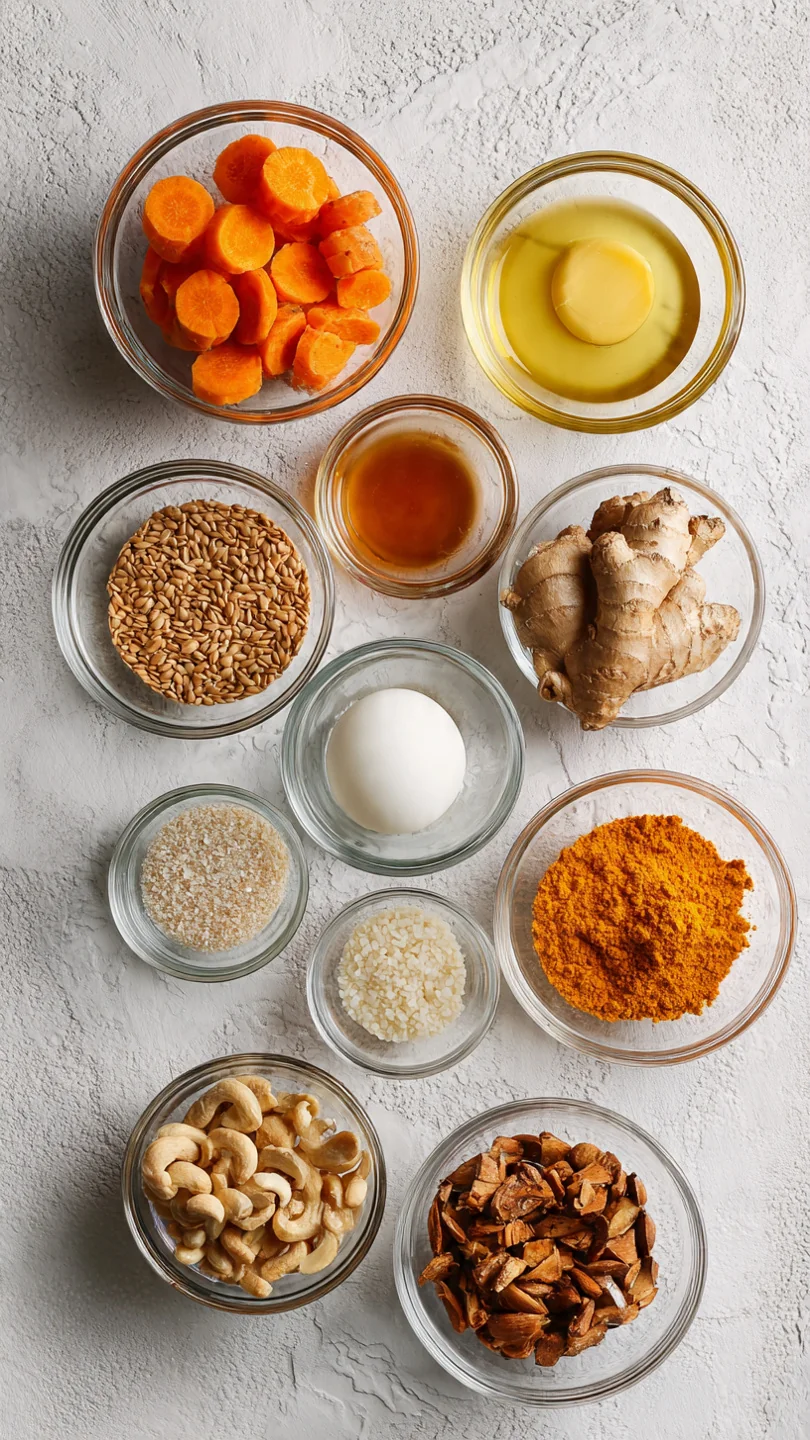 Healthy Vegan Carrot Ginger Soup Recipe - Ingredients