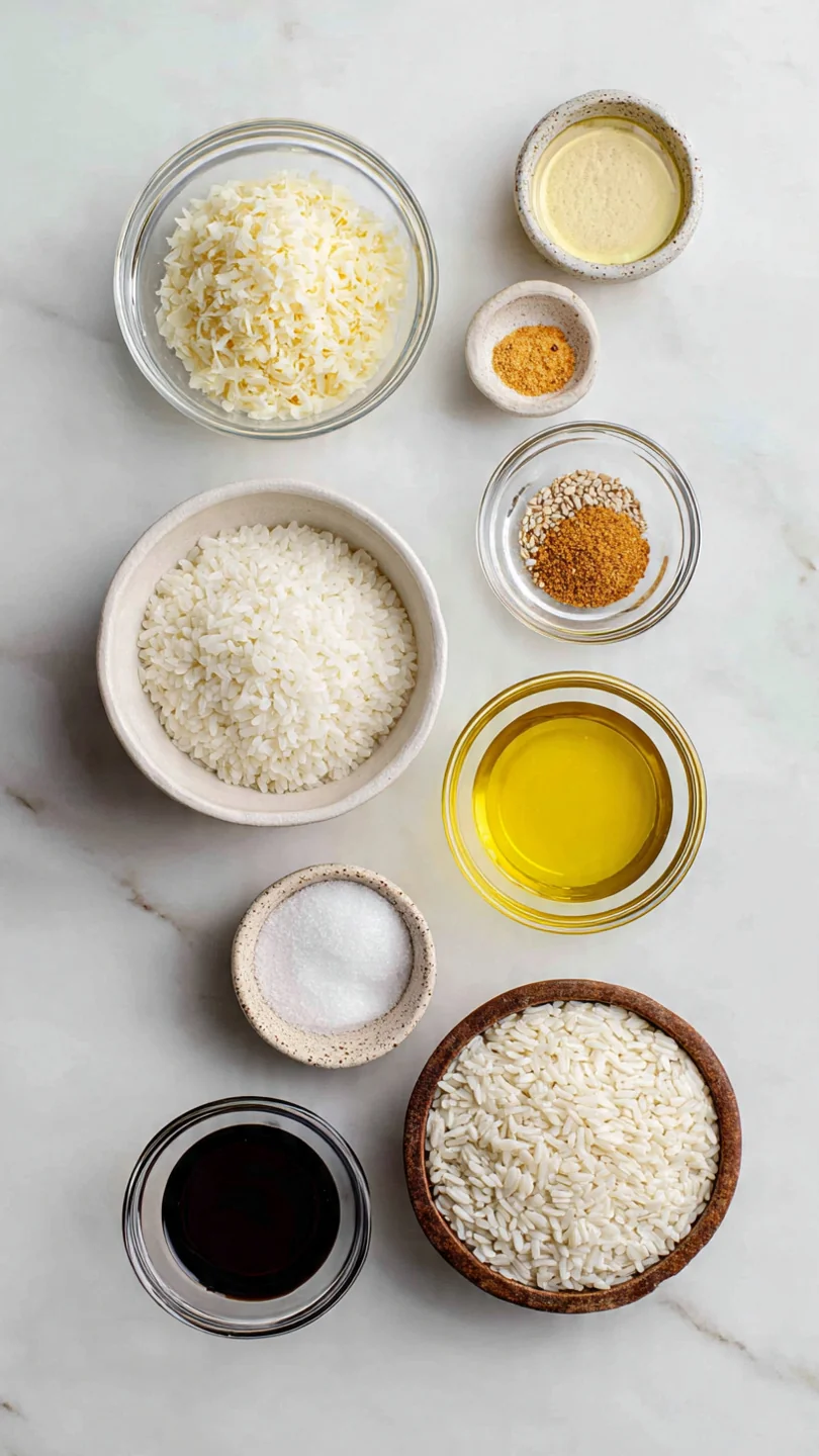 How To Make Crispy Rice - Ingredients