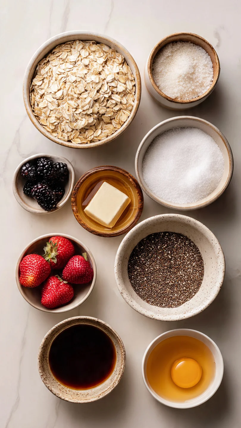 How To Make Oatmeal - Ingredients