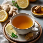 Immunity Boosting Ginger Lemon Honey Tea - Image 3
