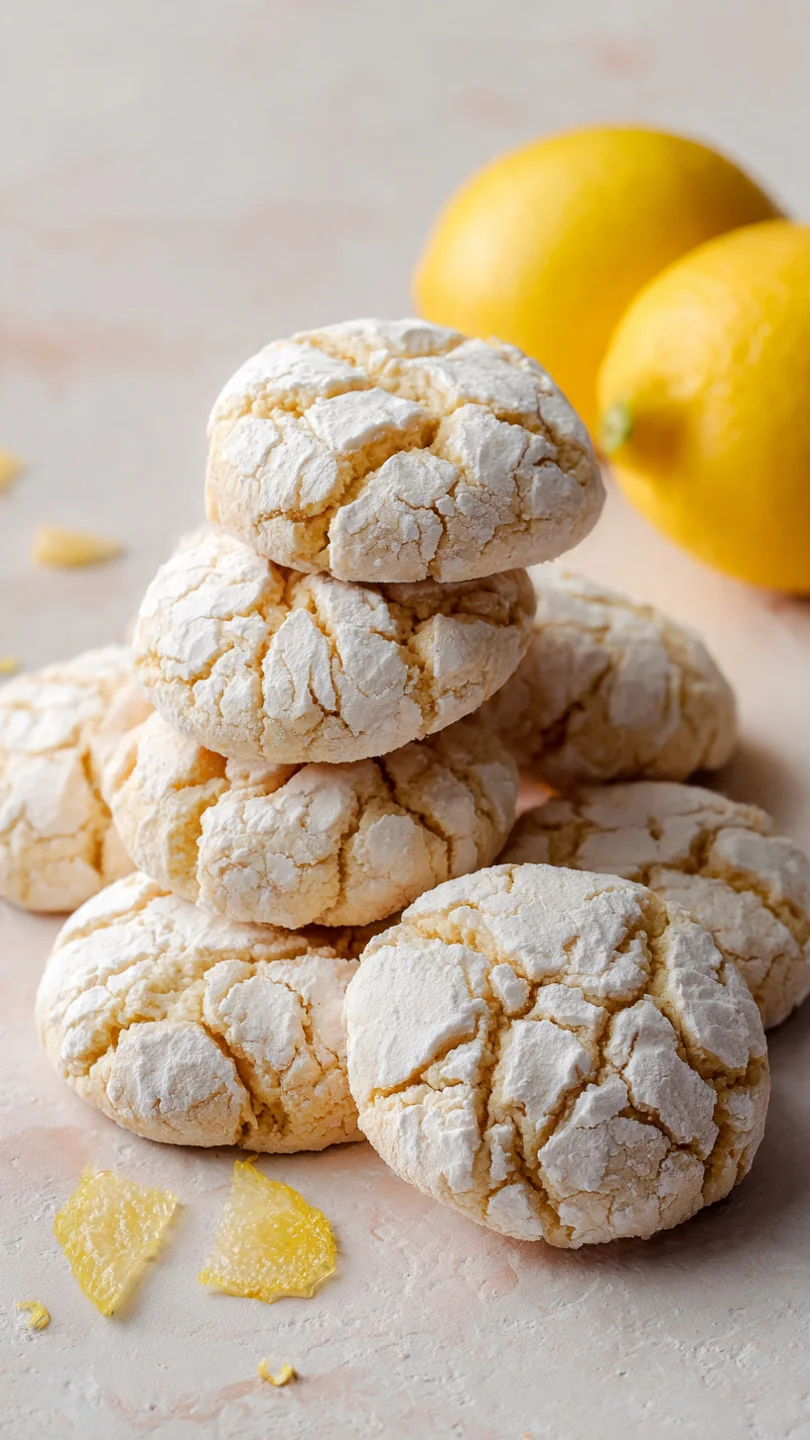 Lemon Crinkle Cookies - Image 1