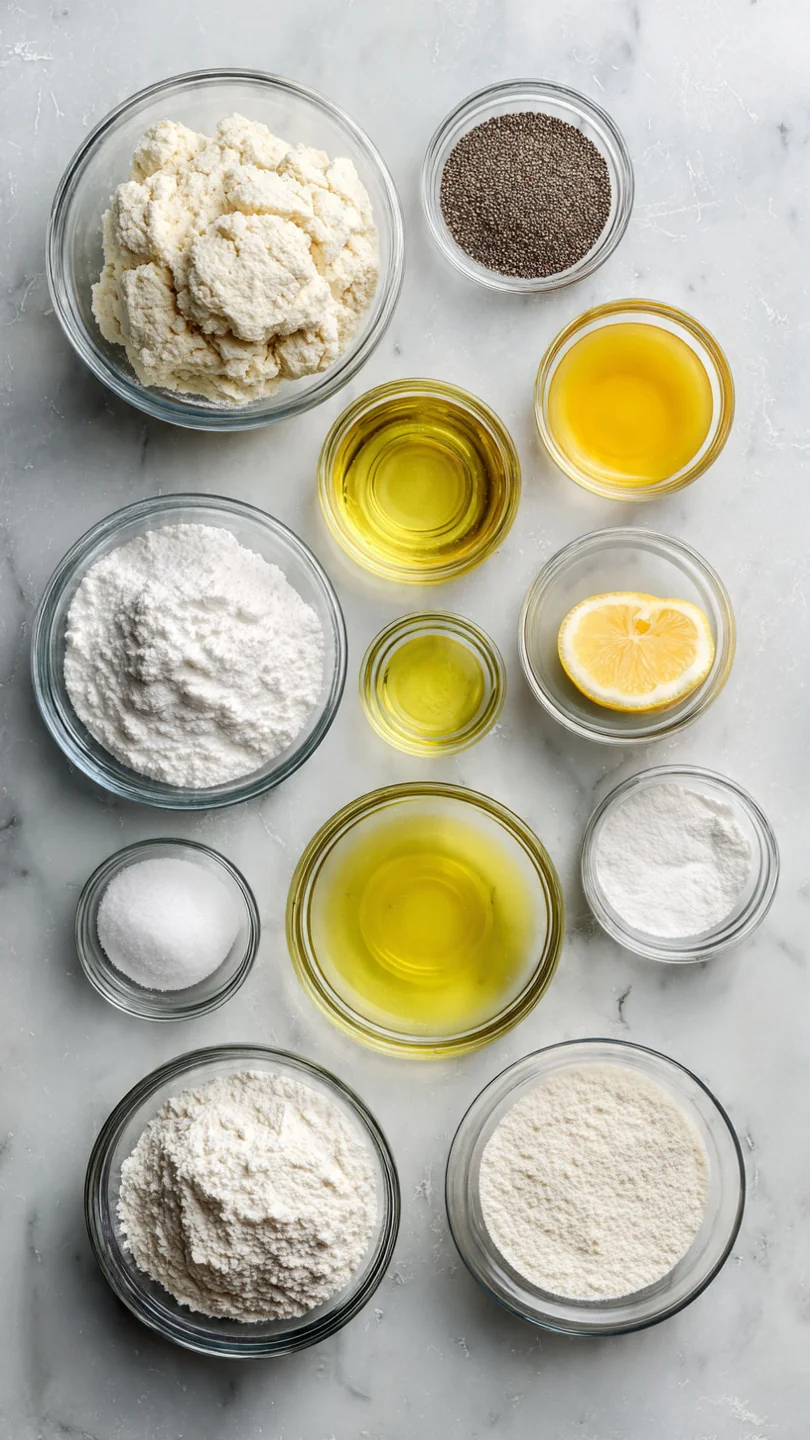 Lemon Poppy Seed Scones, Lemon Recipes - Ingredients