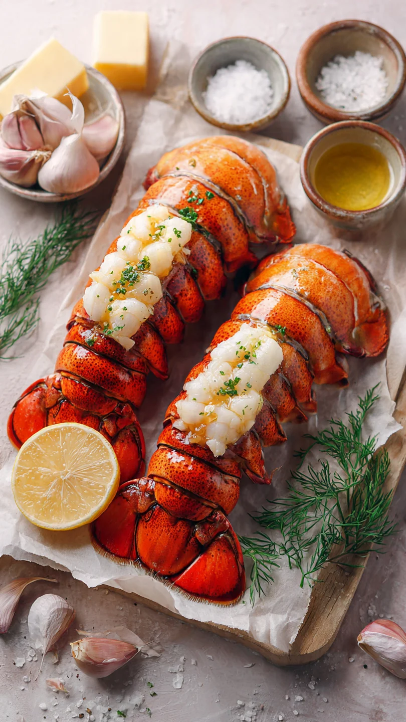 Lobster Tails With Garlic Butter - Image 1