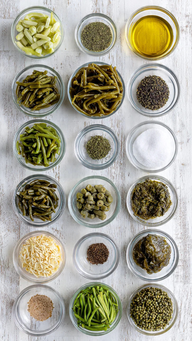 PICKLED GREEN BEANS - Ingredients