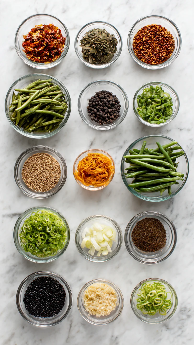 Pf Changs Spicy Green Beans - Ingredients