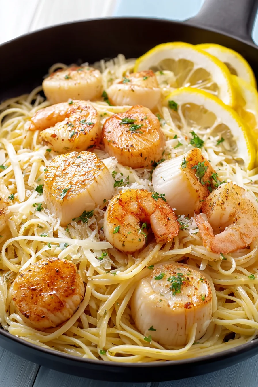Shrimp and Scallop Scampi - Image 1