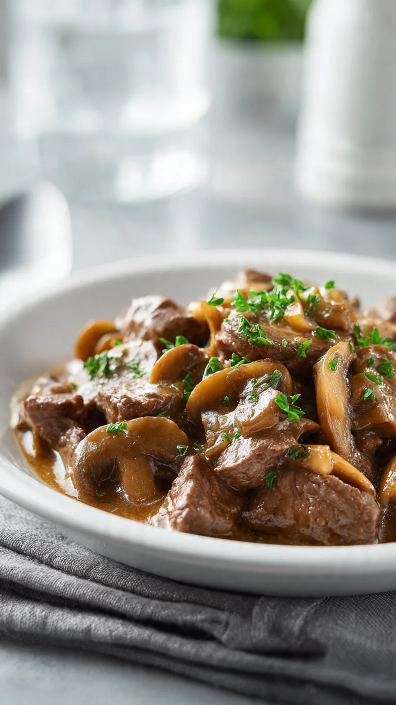 Slow Cooker Beef Stroganoff - Image 1