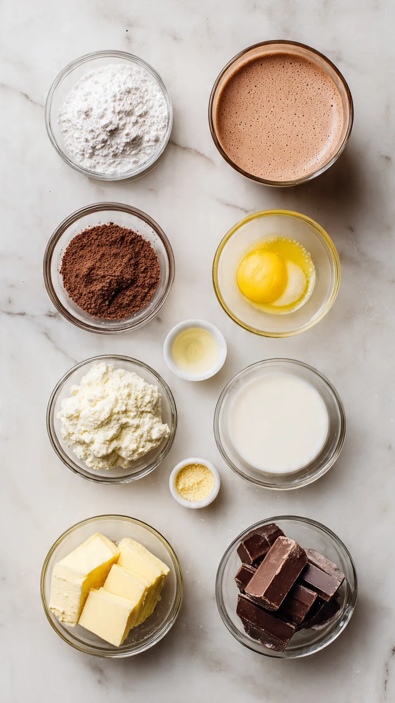 The Thickest And Creamiest Hot Chocolate Recipe - Ingredients