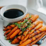 Air Fryer Carrots With Honey Balsamic Glaze - Image 3