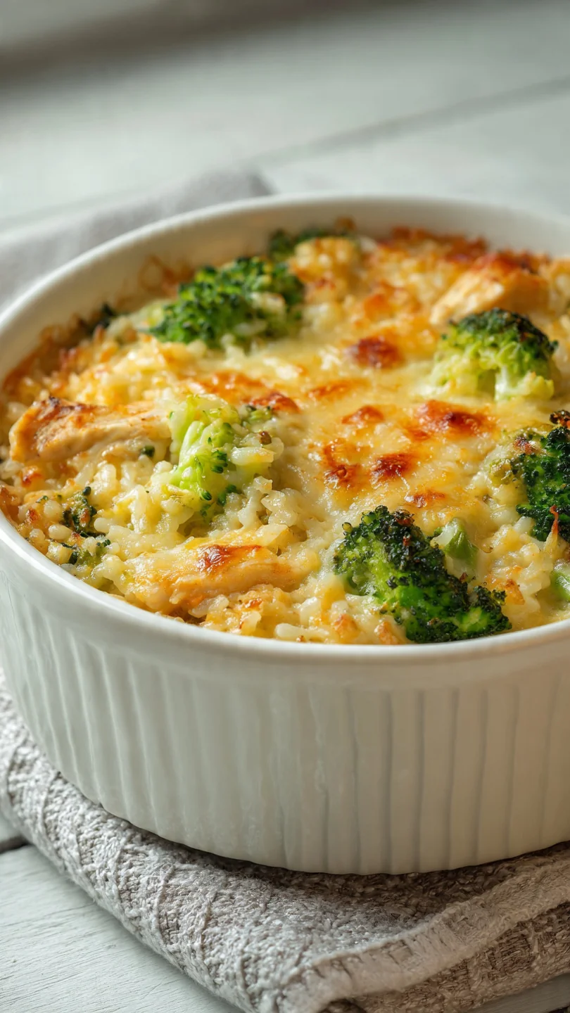Broccoli Cheese Casserole With Rice And Chicken - Image 1