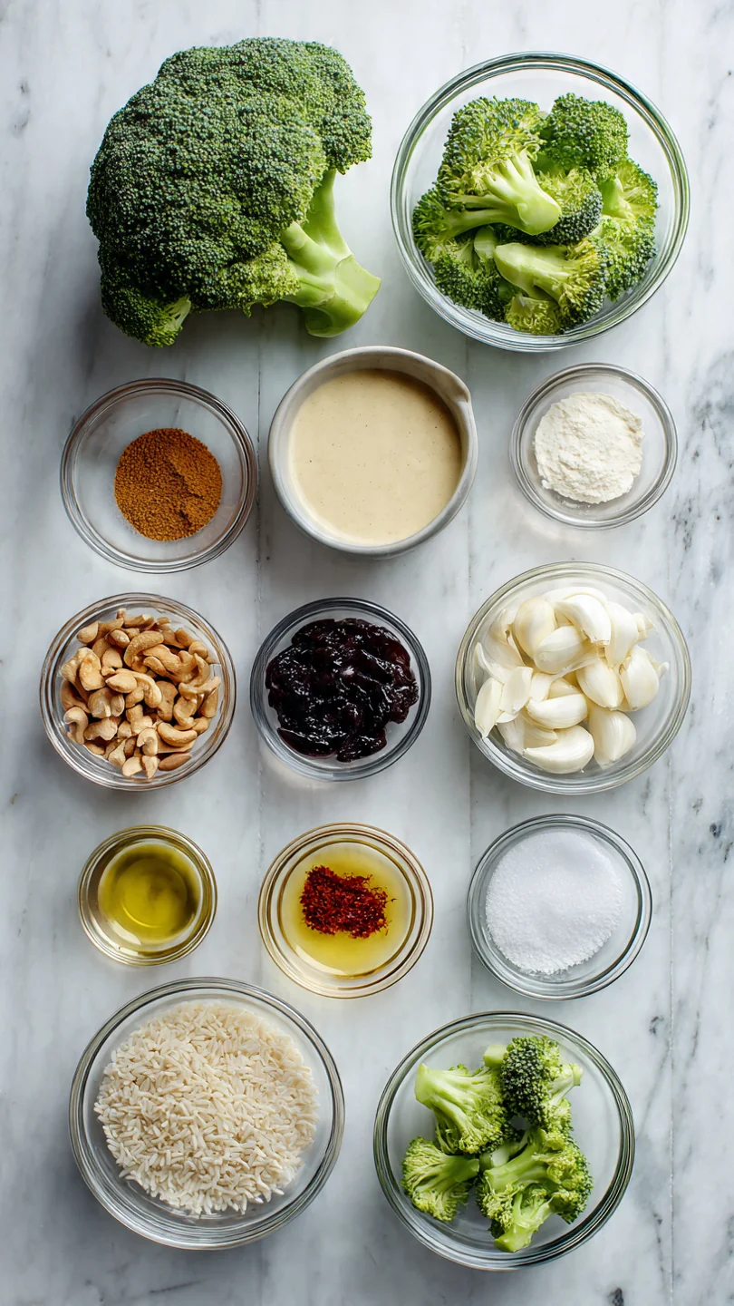 Broccoli Stir-Fry Recipe With Garlic Sauce - Ingredients
