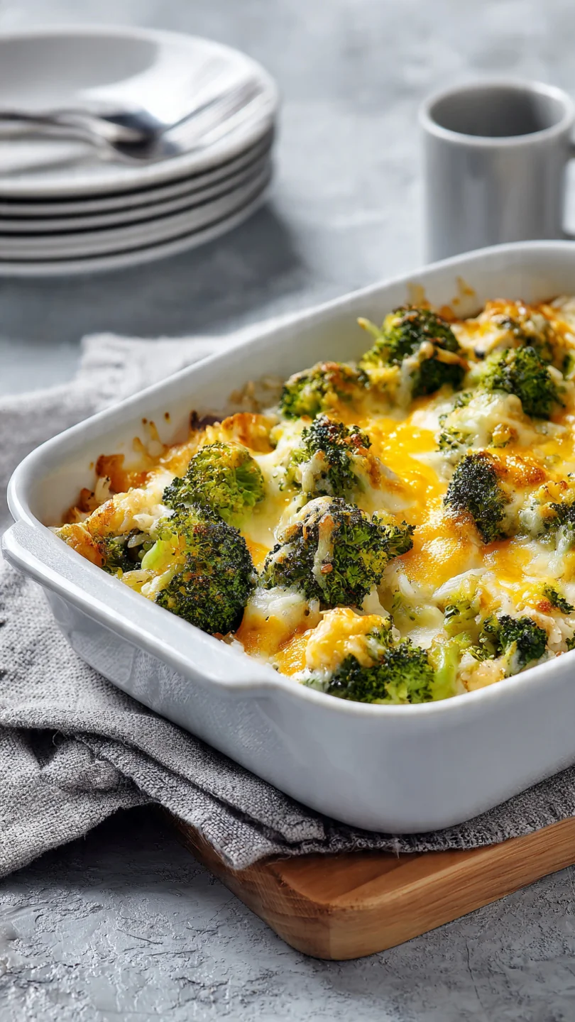 Broccoli, Chicken And Cheese Wild Rice Casserole - Image 1