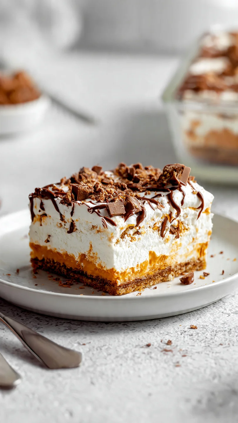 Butterfinger Poke Cake - Image 1