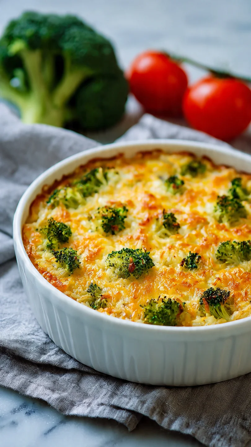 Cheesy Broccoli-Rice Casserole - Image 1