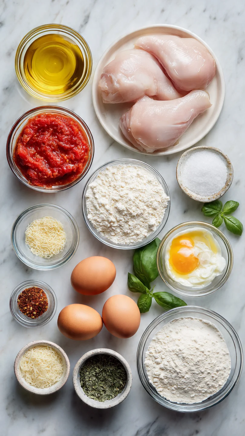 Chicken Pizza Recipe - Ingredients