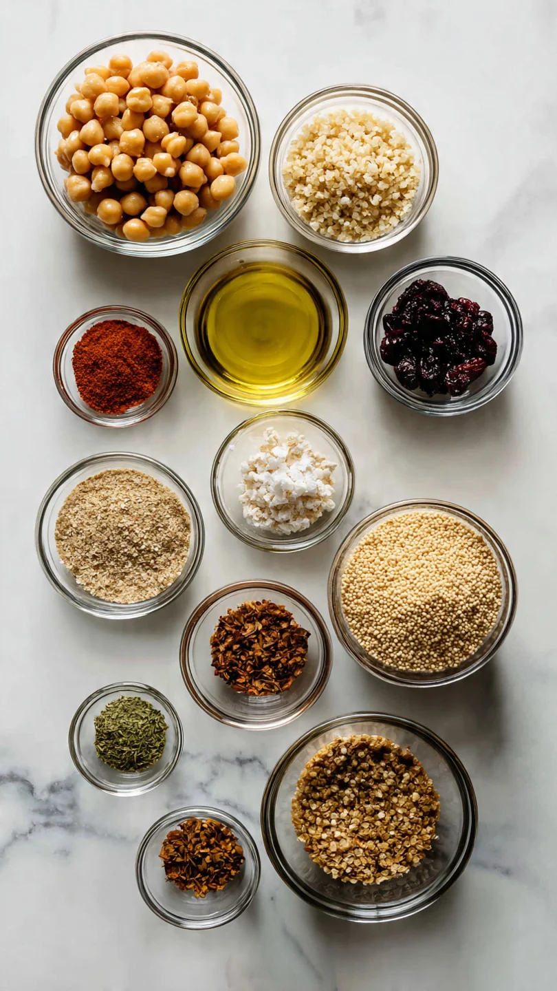 Chickpea Bulgur Pilaf - Ingredients