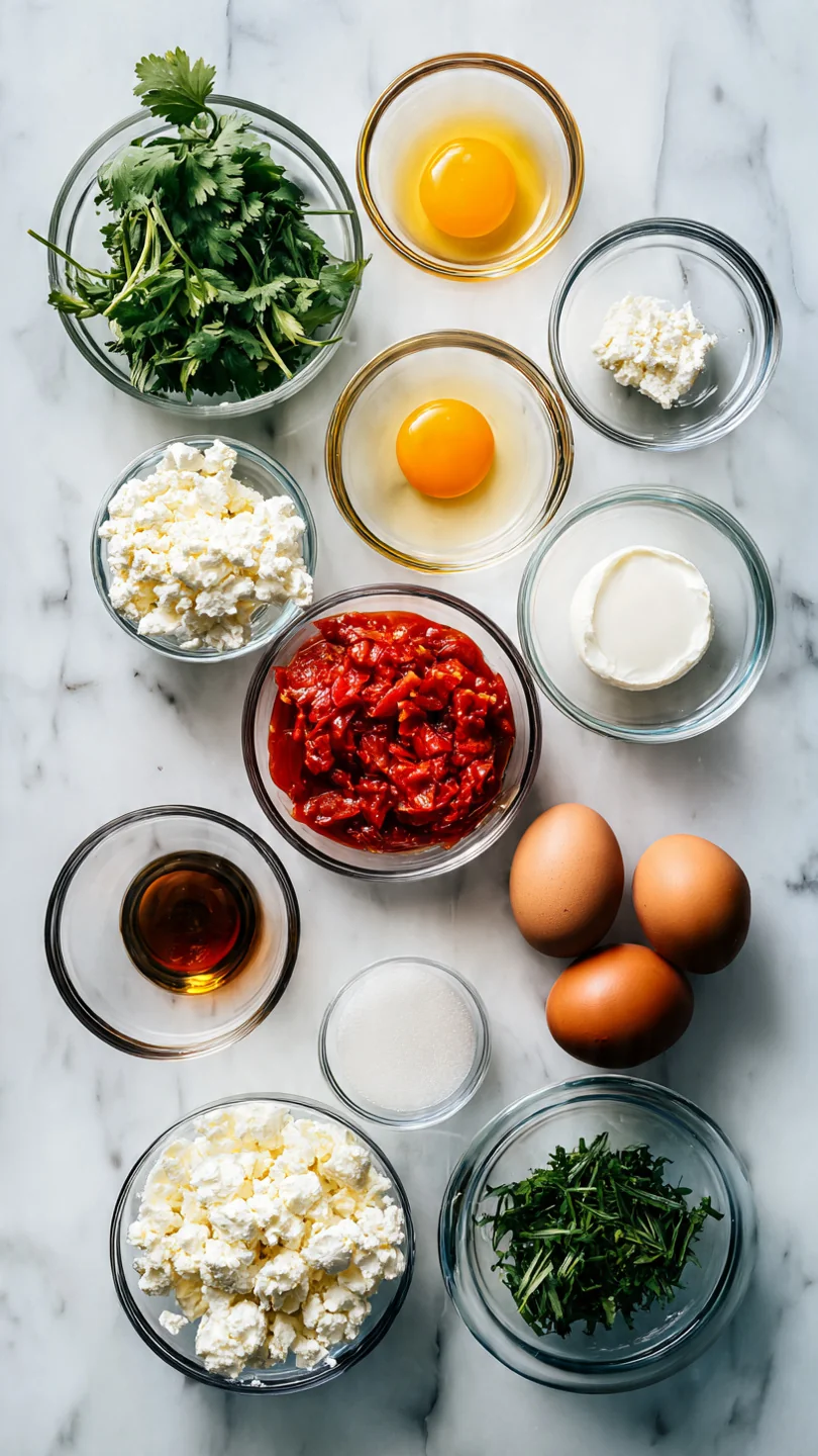 Chilli Scrambled Eggs With Goat'S Cheese, Coriander And Tomato - Ingredients