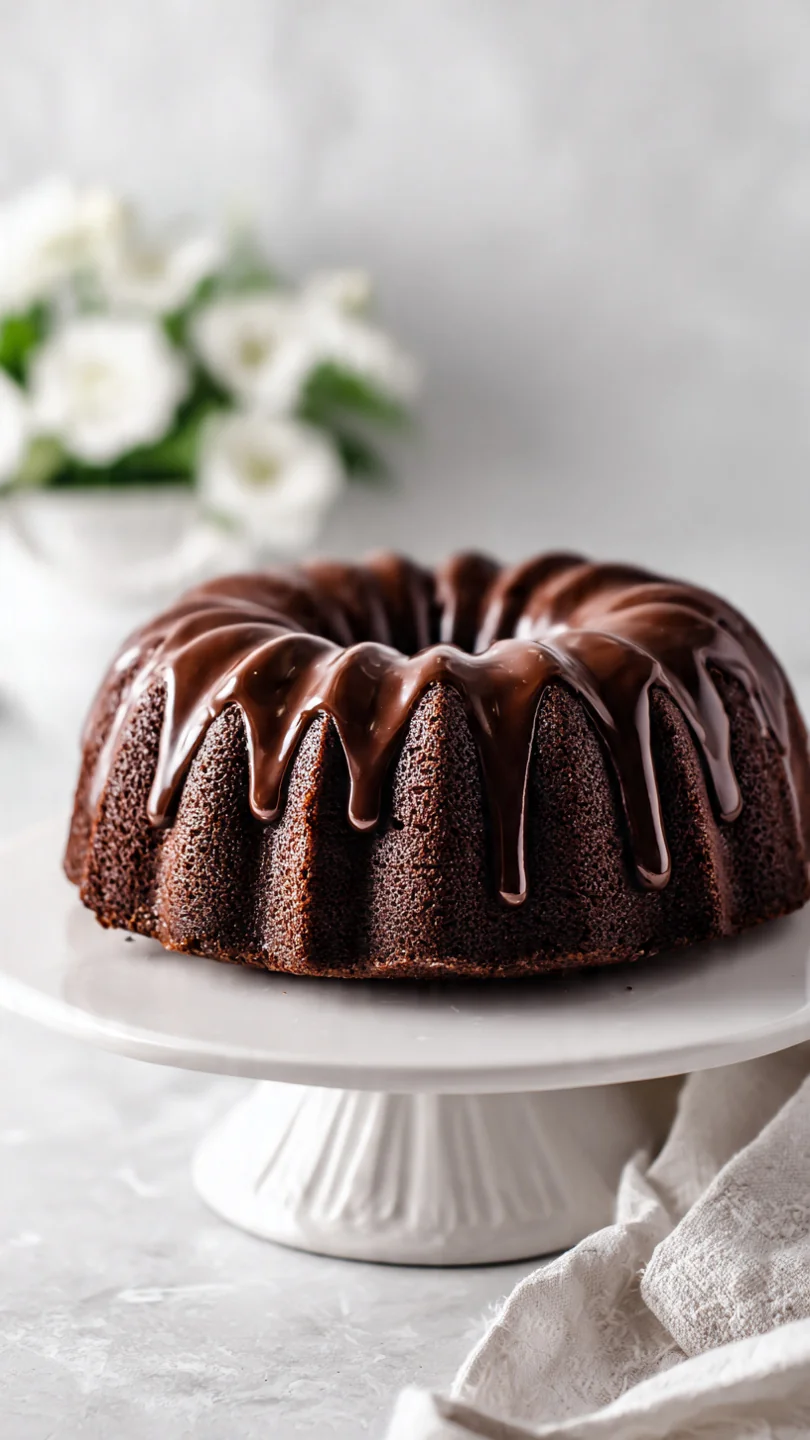Chocolate Chocolate Chip Nothing Bundt Cake - Image 1
