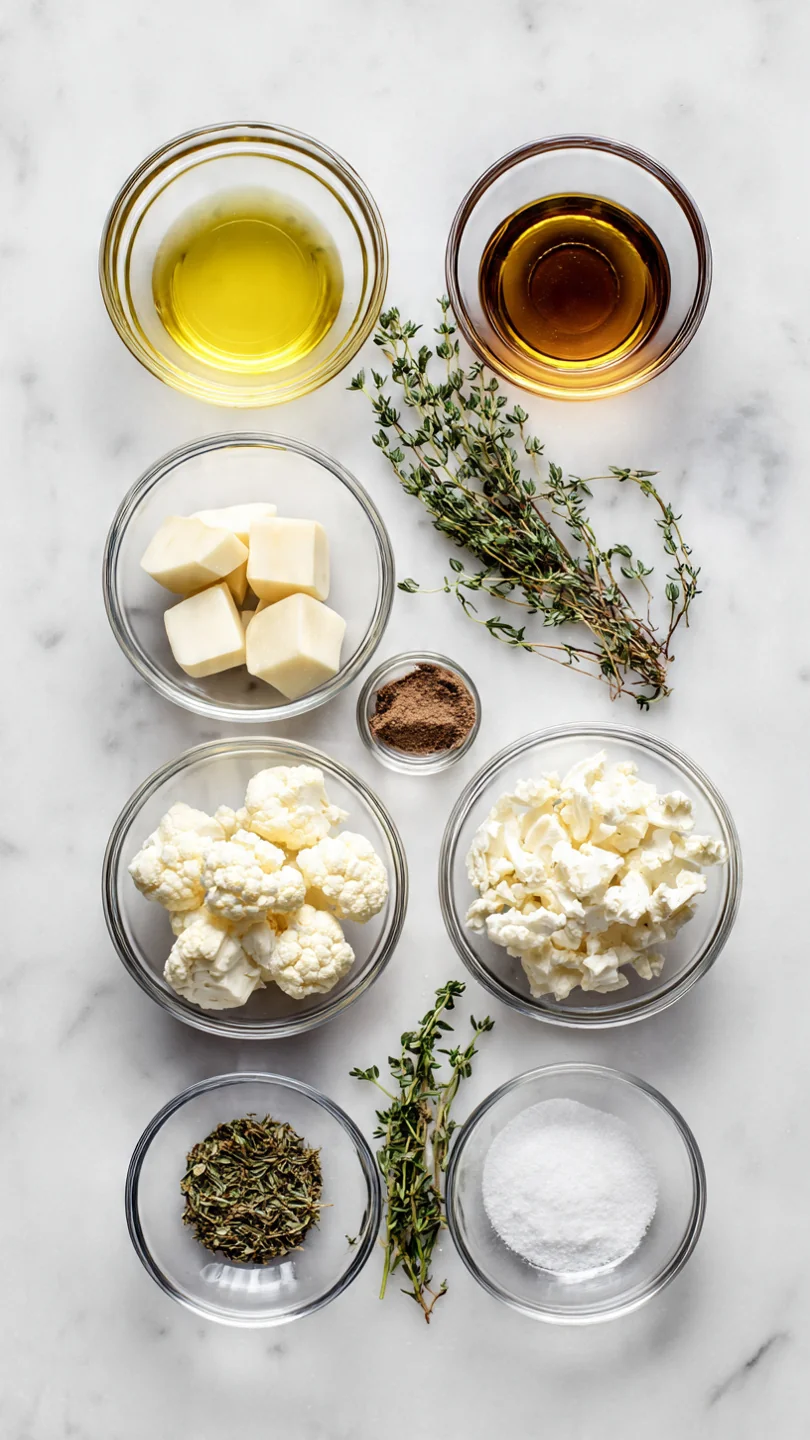 Easy Maple Roasted Parsnips With Thyme - Ingredients