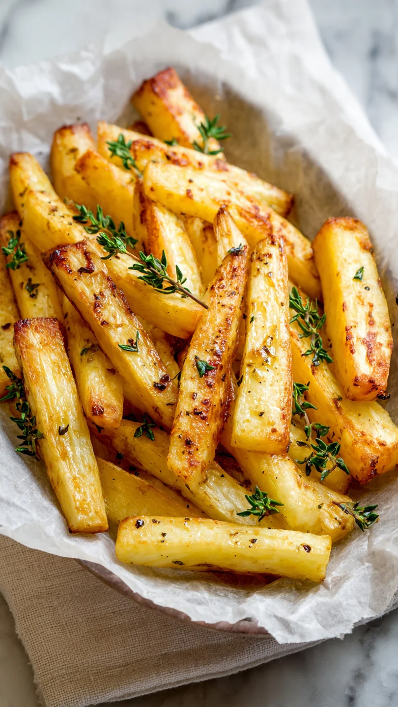Easy Maple Roasted Parsnips With Thyme - Image 1