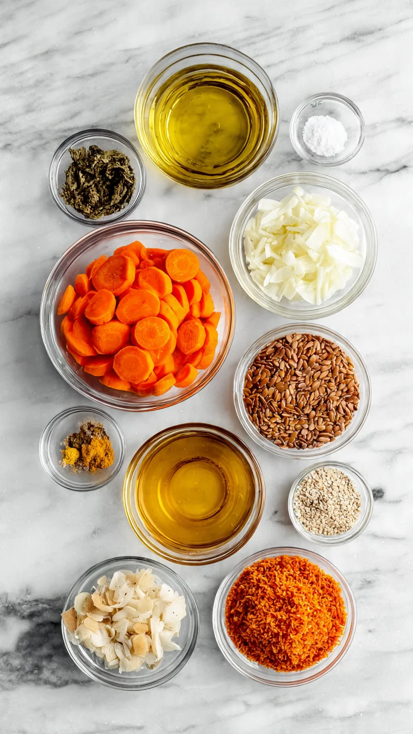 Easy Roasted Carrot & Parsnip Soup - Ingredients