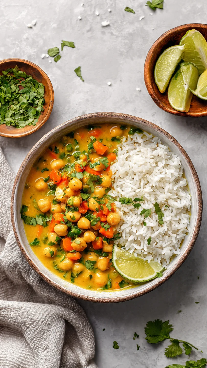 Easy To Make Chickpea Coconut Curry