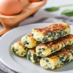 Easy, Healthy Spinach & Egg Fingers (With Cheese) - Image 3